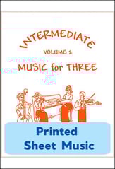 Intermediate Music for Three #2 Part 1 Flute/Oboe/Violin cover